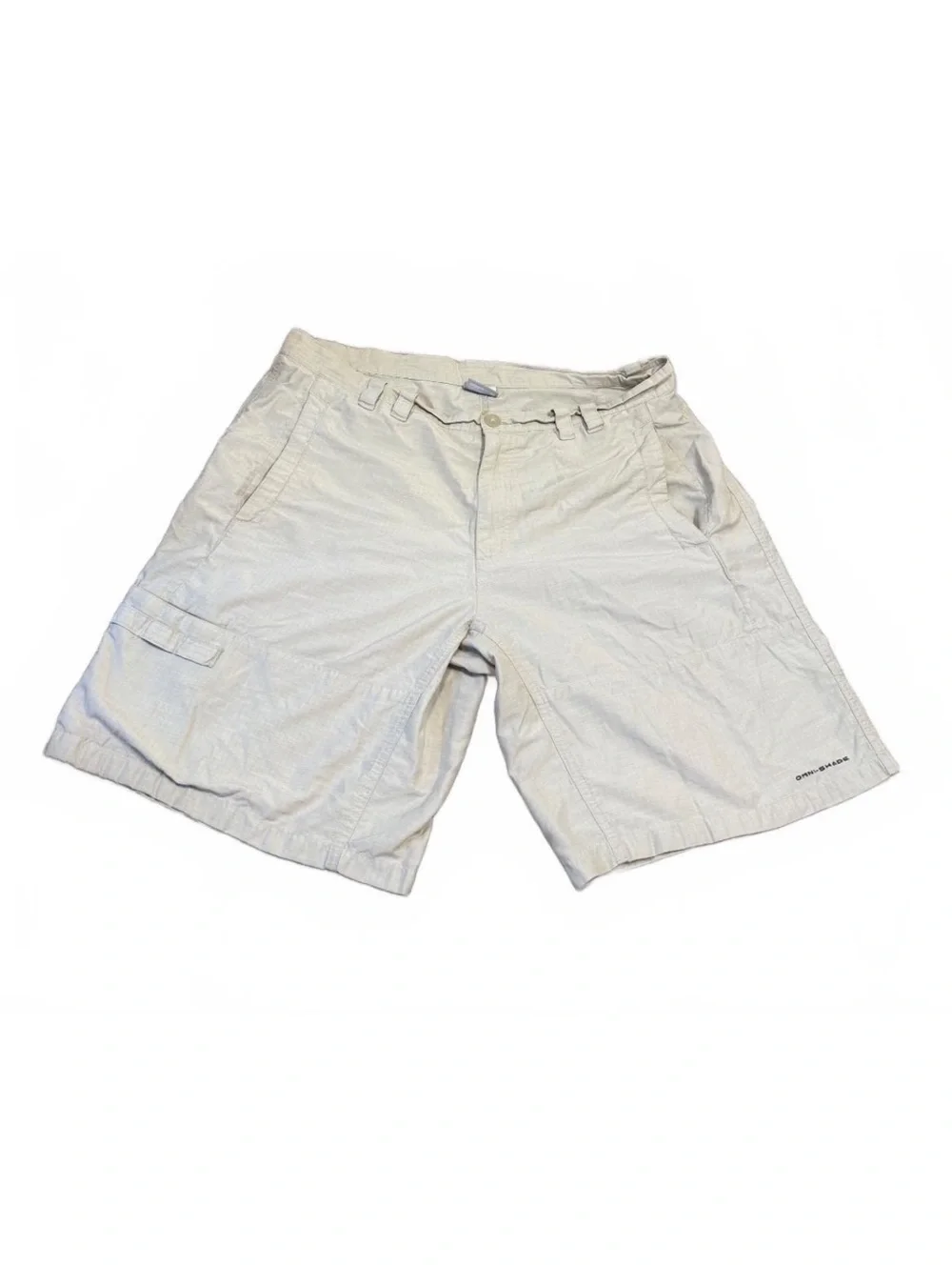 Columbia Omni-Shade Beige Cargo Shorts Size 38